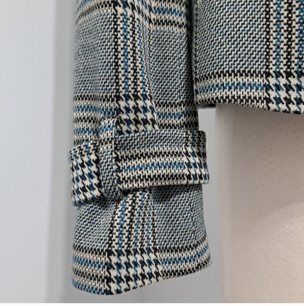 Anne Klein Open Front Houndstooth Blazer Jacket Sz 14 NWT - Picture 8 of 11